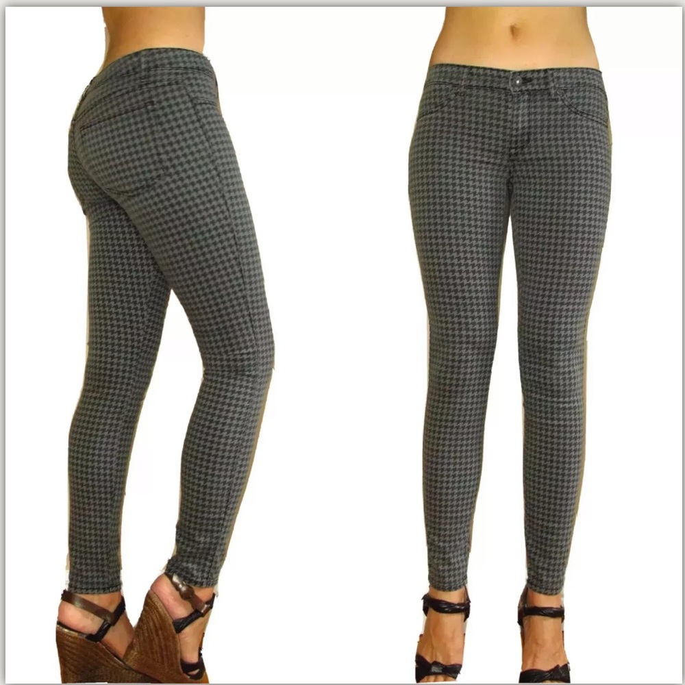 🆕 Rich&Skinny Houndstooth Skinny Jeans Low Rise 28 29